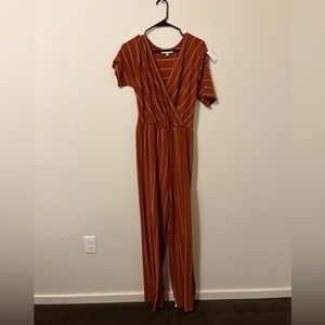 Burnt orange jumpsuit